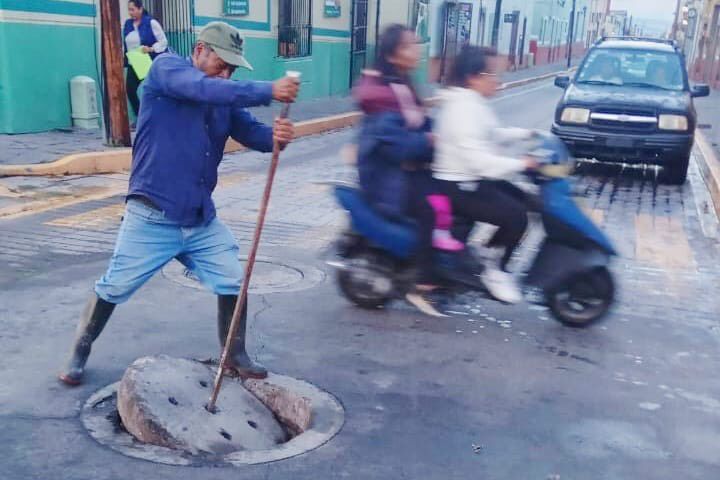 La Capamh reporta que el sistema de drenaje opera con normalidad tras intensa lluvia registrada en Huamantla